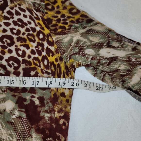 498. Est 1946 Long Sleeve Blouse Colcrful Sz L - Picture 4 of 9